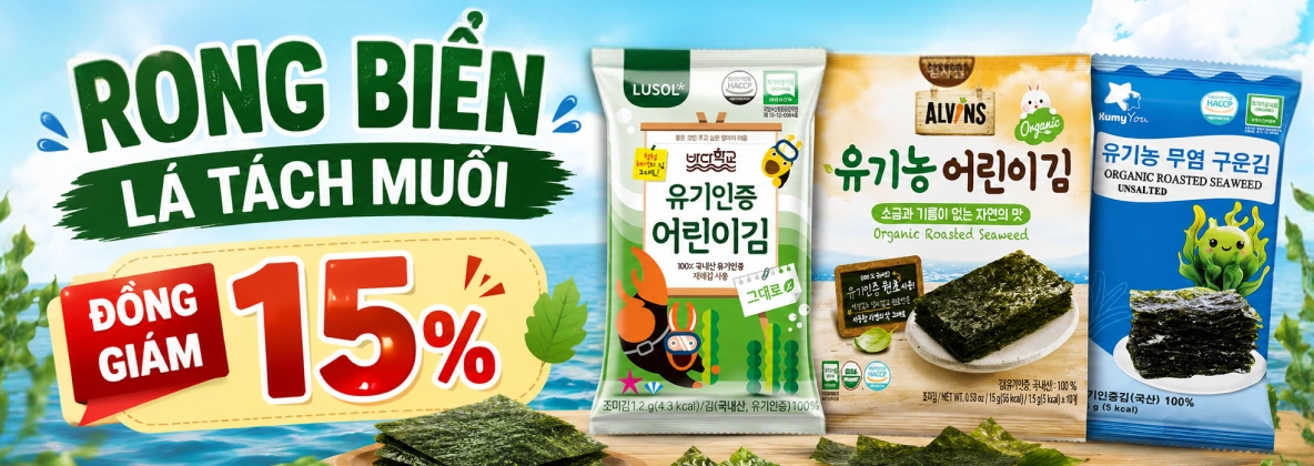 RONG BIỂN LÁ TÁCH MUỐI ĐỒNG GIẢM 15%